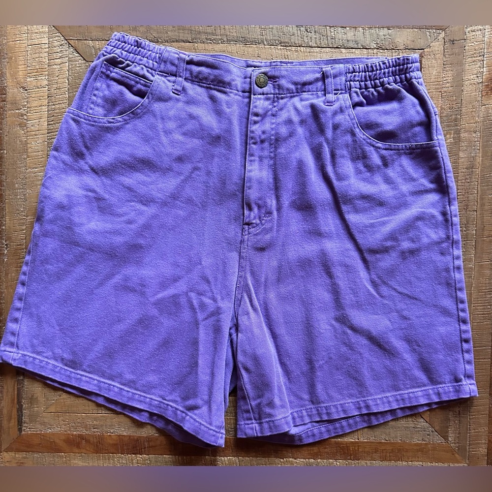 Vintage Disco Blues Shorts Size 13